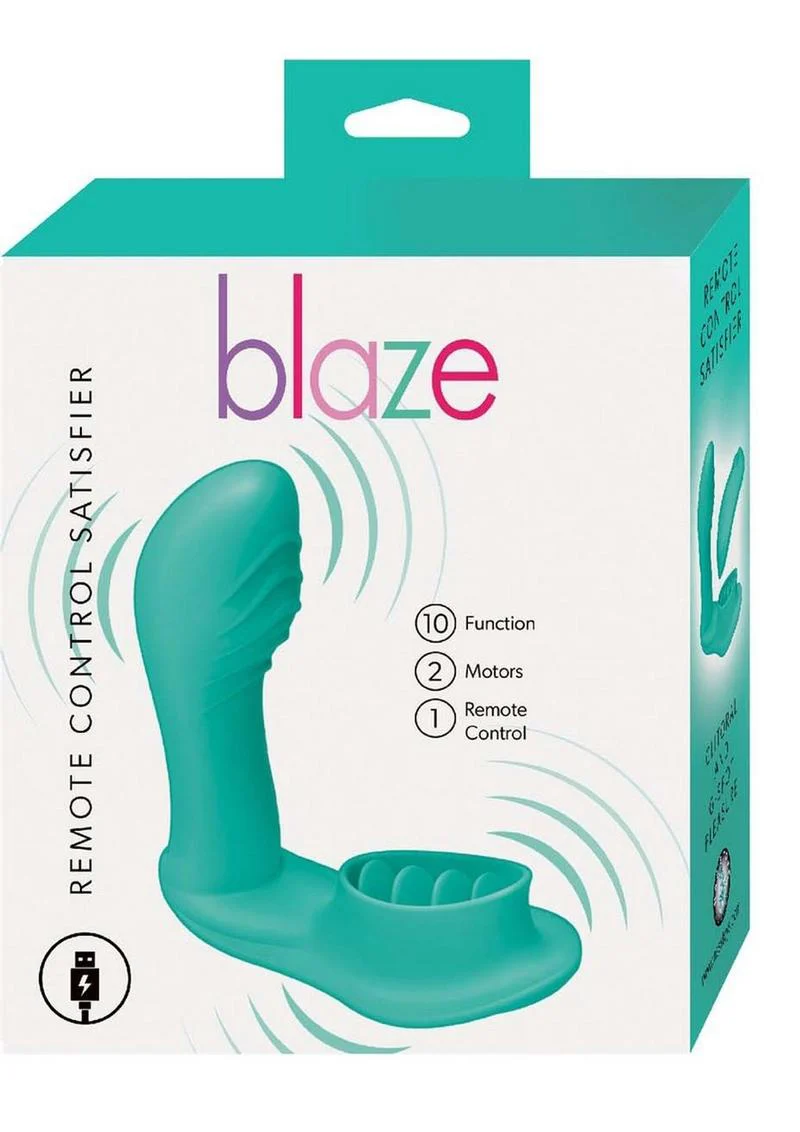 Blaze Satisfier Rechargeable Silicone Vibrator - Image 8