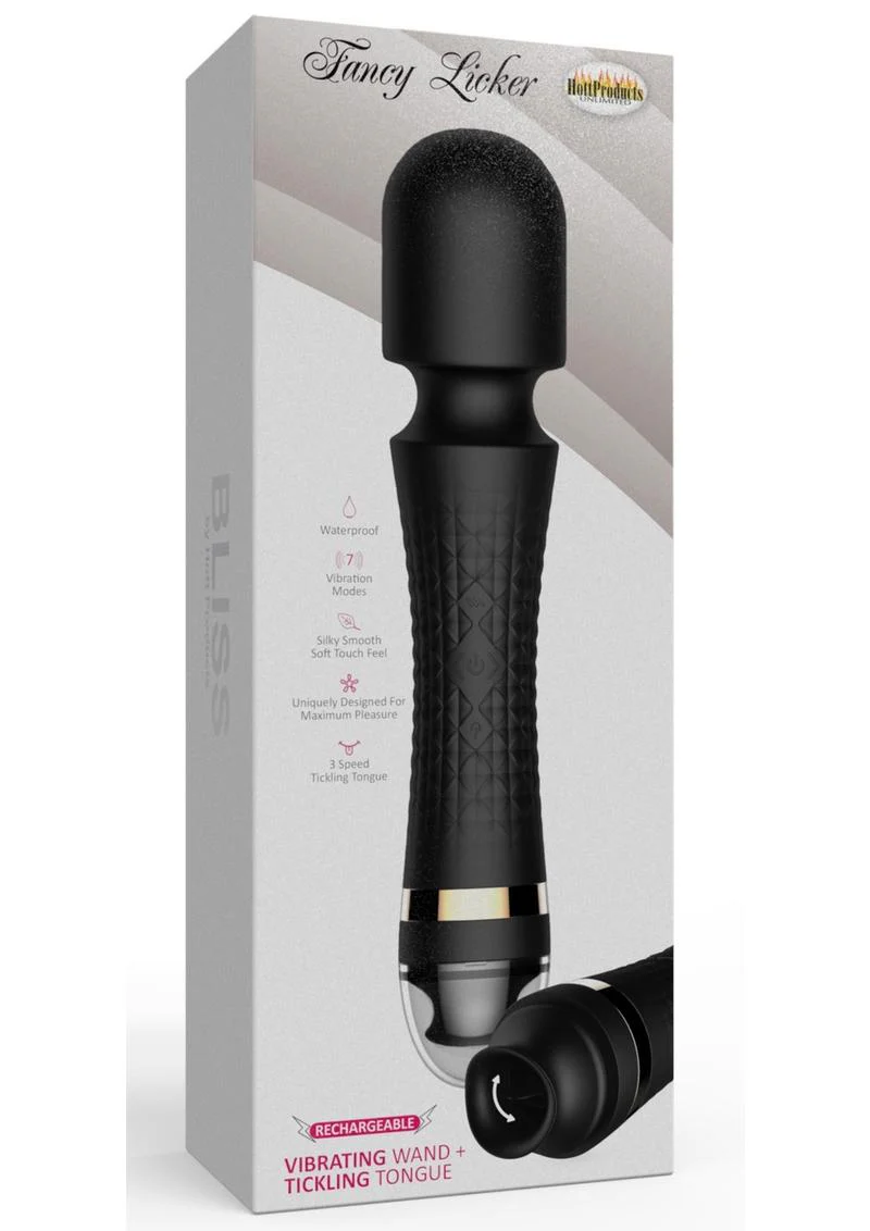 Bliss Fancy Licker Rechargeable Waterproof Vibrating Wand - Image 2