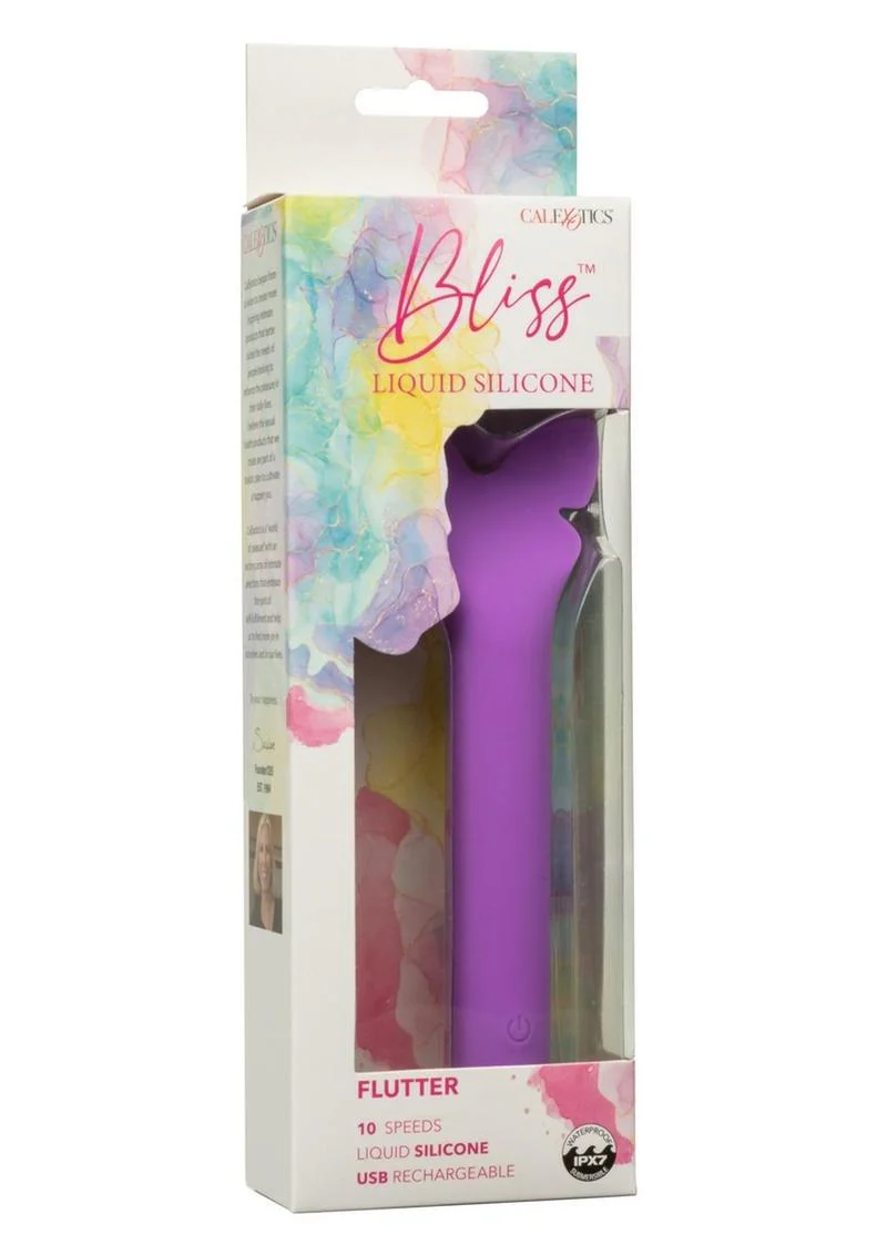 Bliss Liquid Silicone Flutter Rechargeable Clitoral Stimulator - Image 4