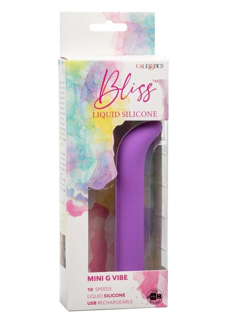 Bliss Liquid Silicone Rechargeable Mini G Vibrator - Image 2