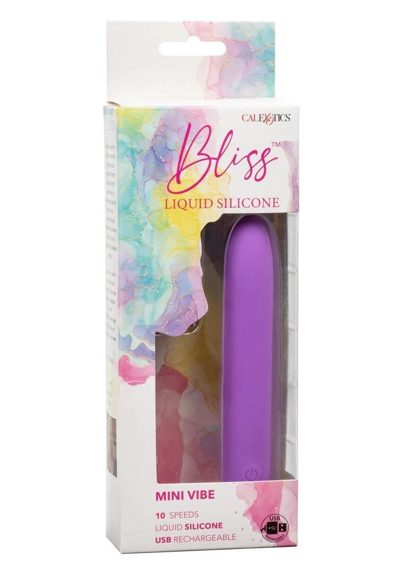 Bliss Liquid Silicone Rechargeable Mini Vibrator - Image 4