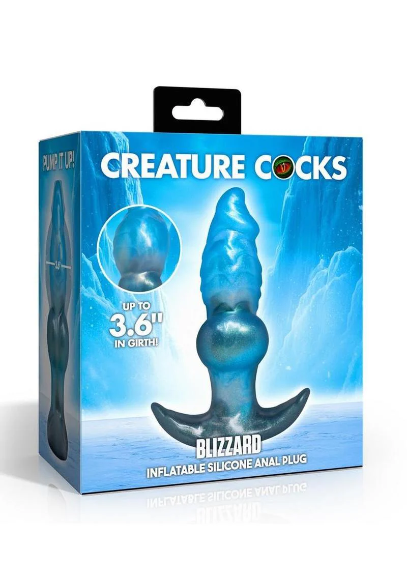 Blizzard Inflatable Silicone Anal Plug - Image 2