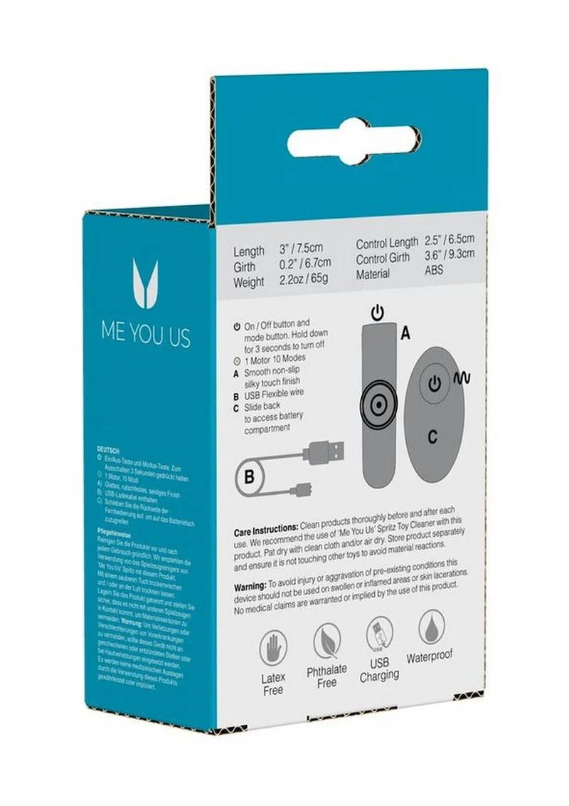 Bloom USB Rechargeable Waterproof Bullet Vibe - Image 2