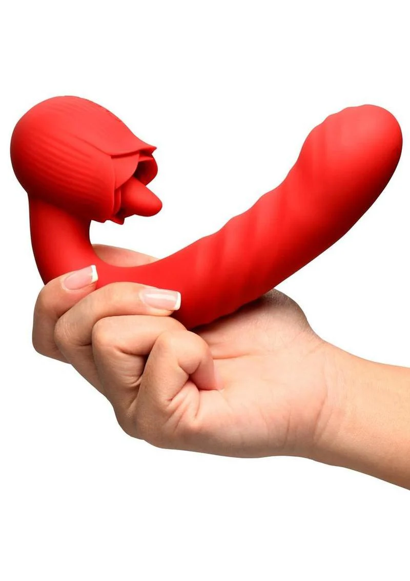 Bloomgasm Boom Bloom Thrusting Rose Vibrator - Image 3