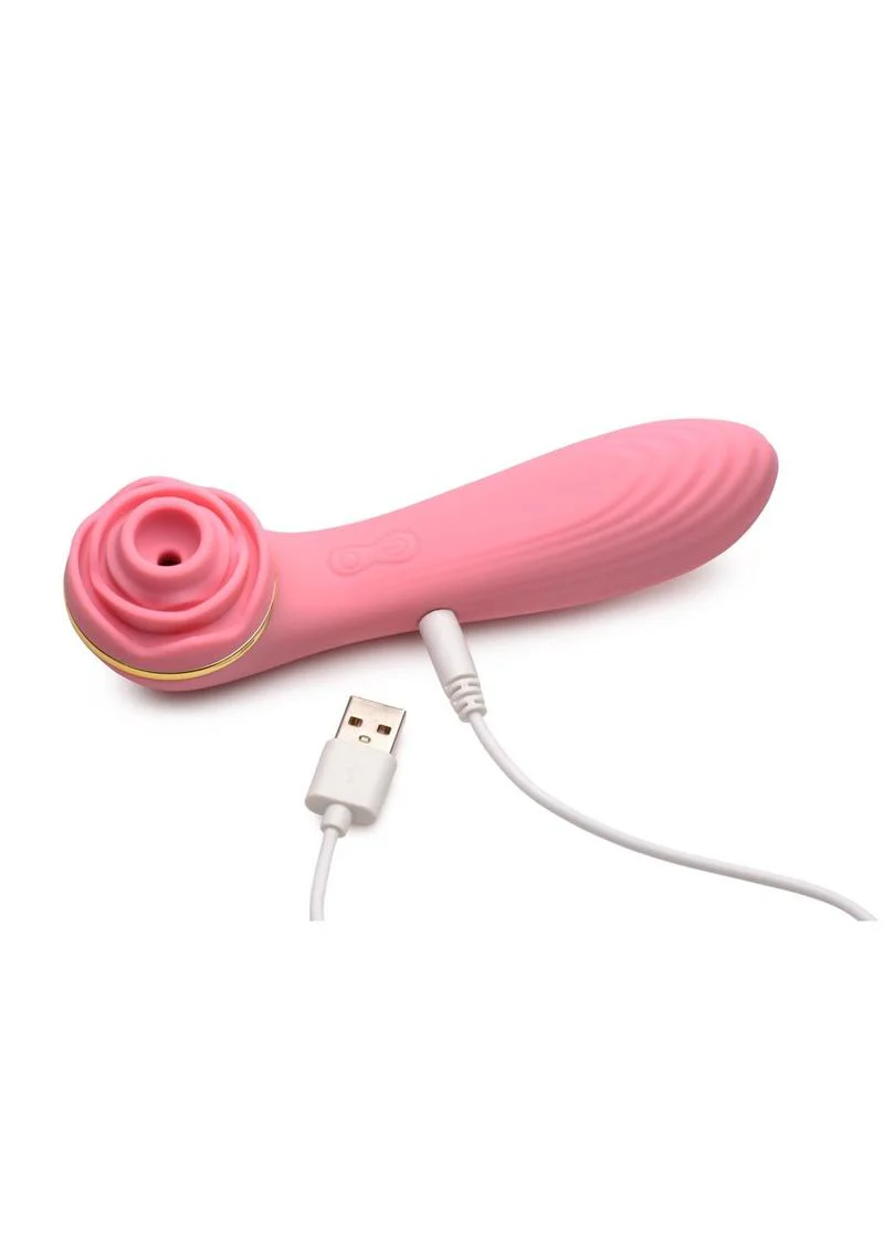 Bloomgasm Passion Petals Rechargeable Silicone Rose Clitoral Stimulator - Image 2
