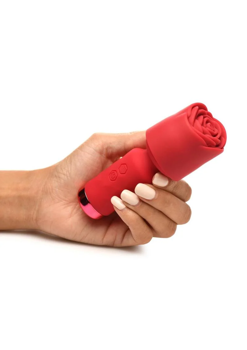 Bloomgasm Pleasure Rose-Petite Mini Silicone Rose Wand - Image 3