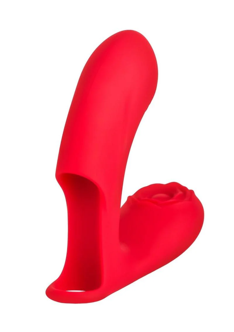 Bloomgasm Rose Touch Pulsing Silicone Finger Vibrator - Image 3