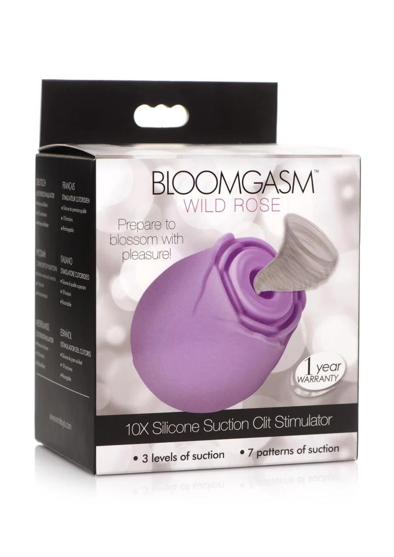 Bloomgasm Wild Rose Silicone Suction Clitoral Stimulator - Image 8