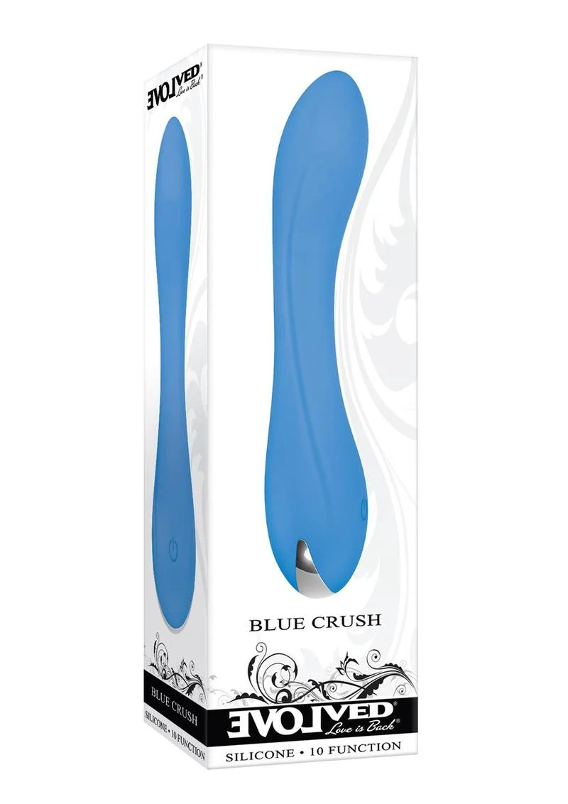 Blue Crush Rechargeable Silicone Vibrator - Image 2
