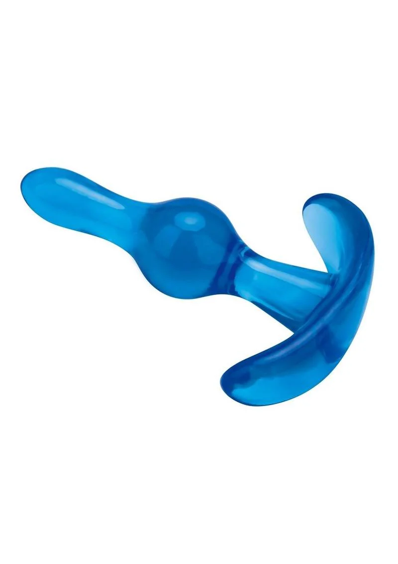 Blue Line 3.5 Inch Tear Drop Butt Plug - Image 2