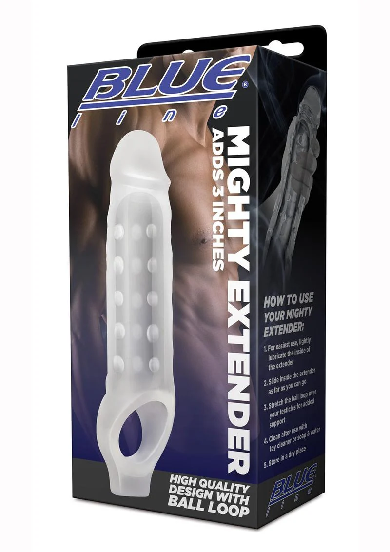 Blue Line Mighty Extender Penis Sleeve - Image 2
