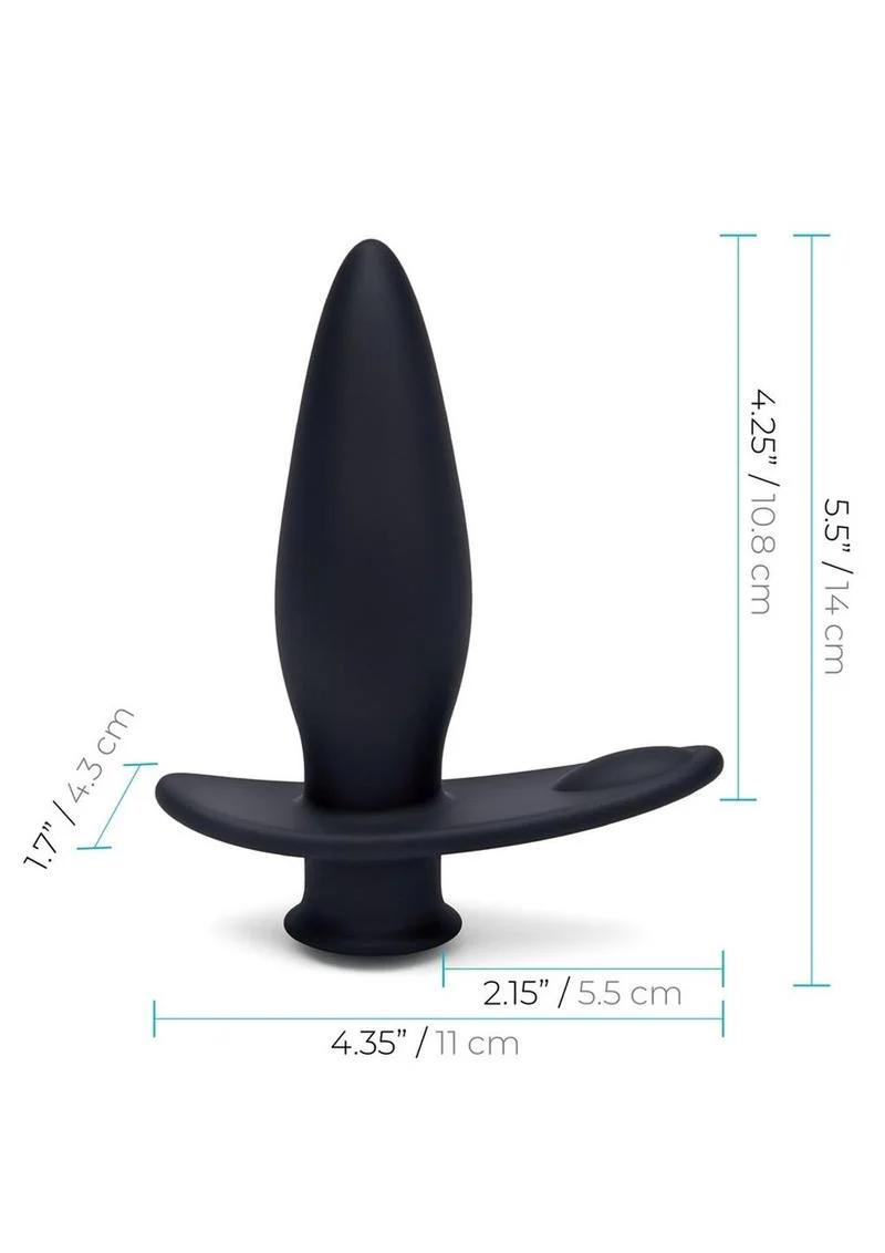 Blue Line Pointer Silicone Deep Drilling Butt Plug - Image 3