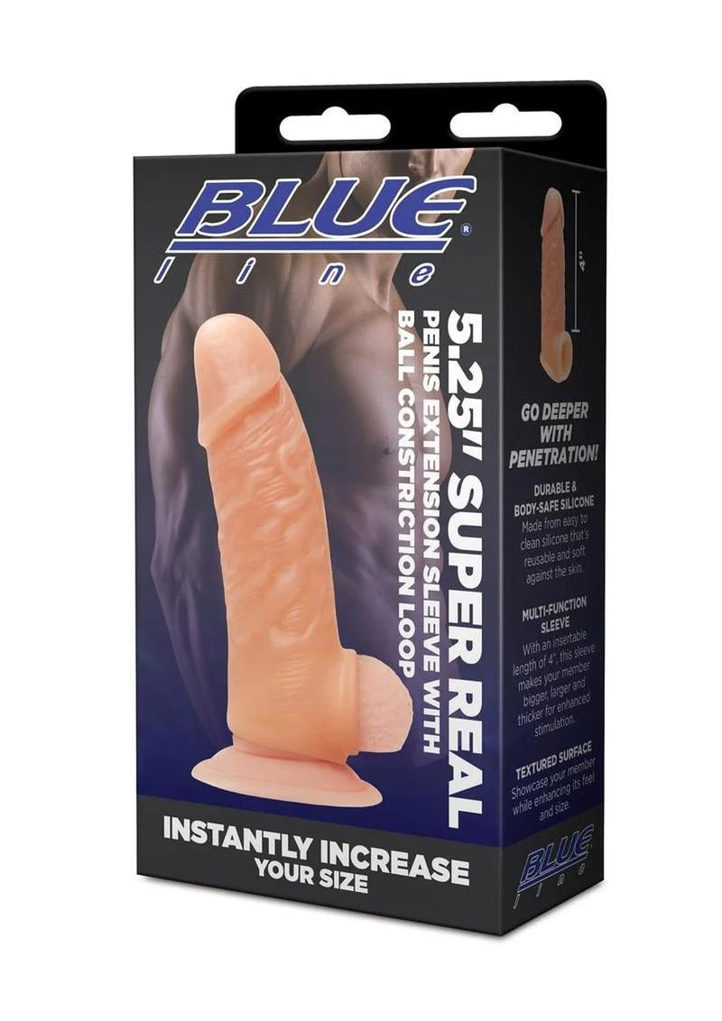 Blue Line Super Real Penis Extension Sleeve - Image 17