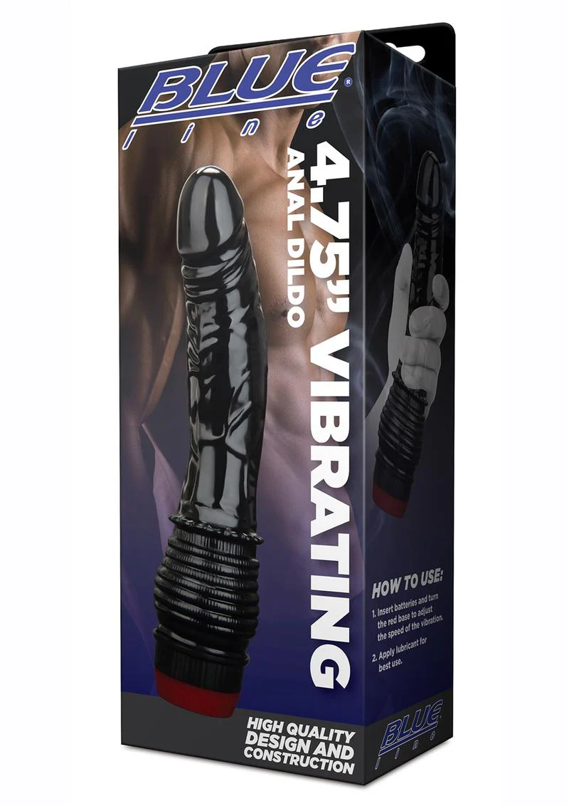 Blue Line Vibrating Anal Dildo With Multi-Speed Twist Control - Image 6