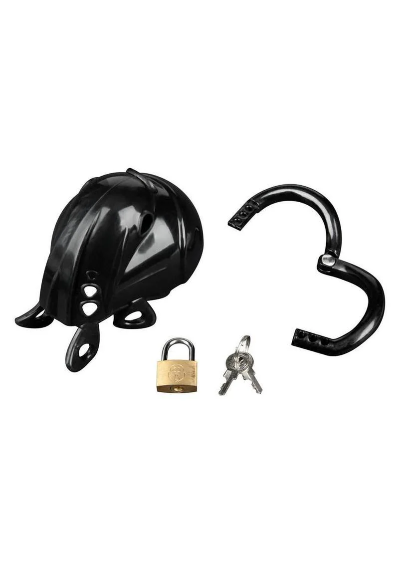 BlueLine Full Restraint Cock and Balls Chastity Device - Image 3