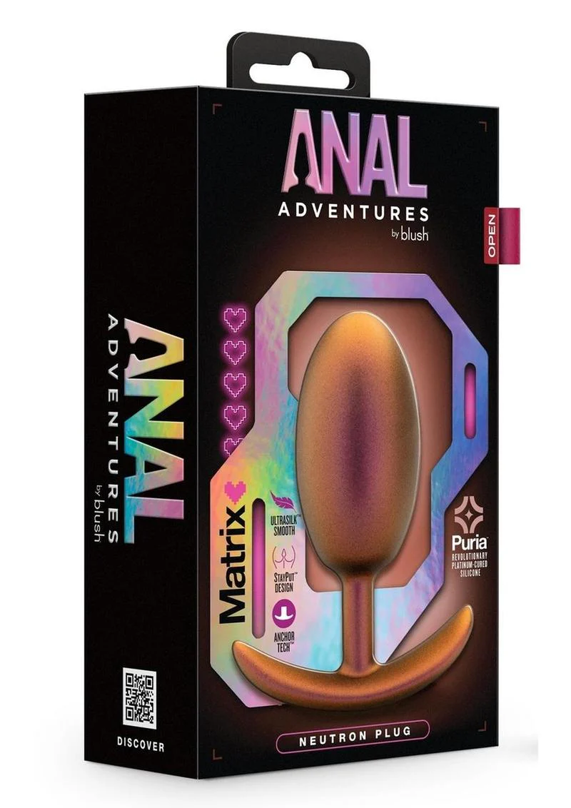 Blush Anal Adventures Matrix Neutron Rechargeable Silicone Anal Plug - Image 4
