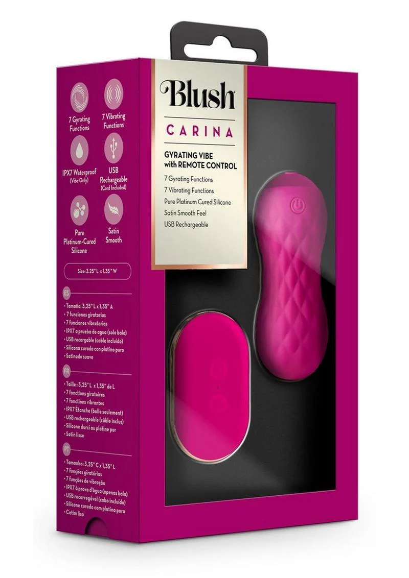 Blush Carina Gyrating Vibe With Egg Remote Control Vibrators - Image 4
