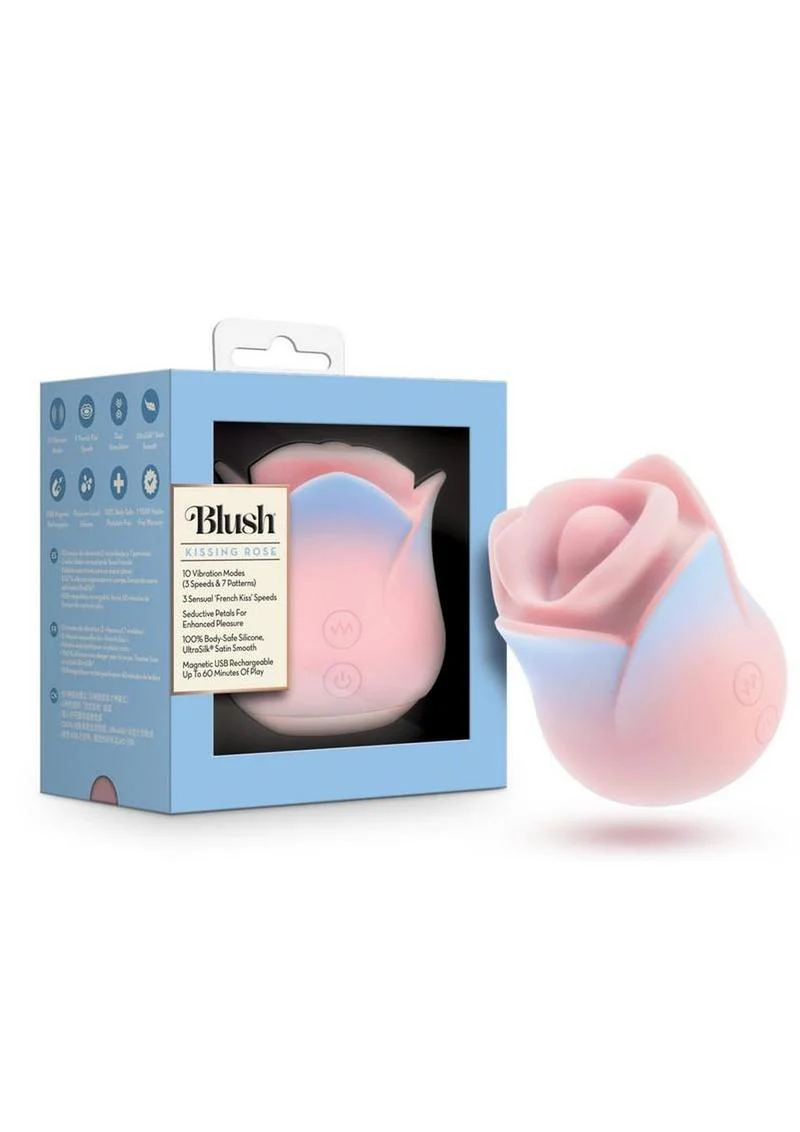 Blush Collection Kissing Rose Clitoral Stimulator - Image 4