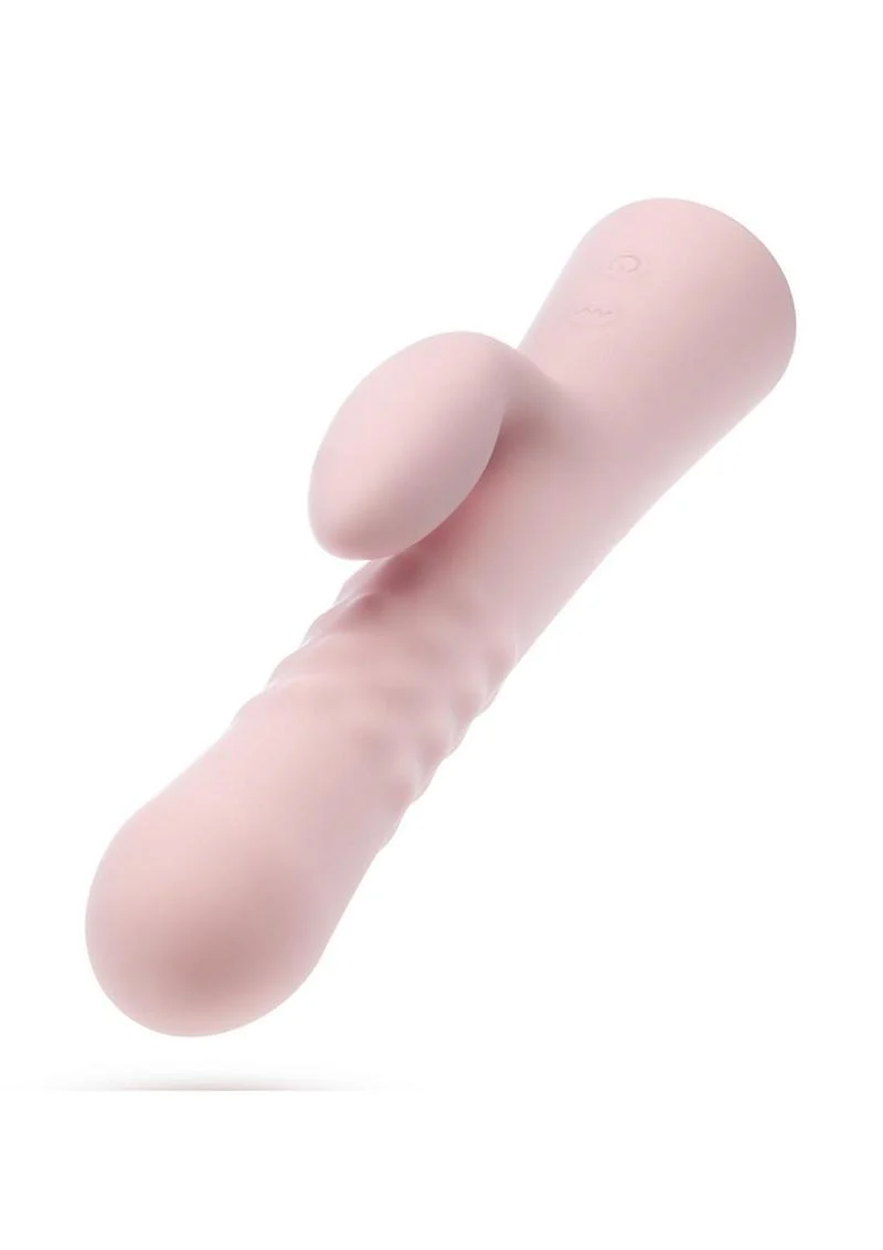 Blush Jaymie Rabbit Vibrator with Pulsating Shaft 10 Vibration Modes - Image 2