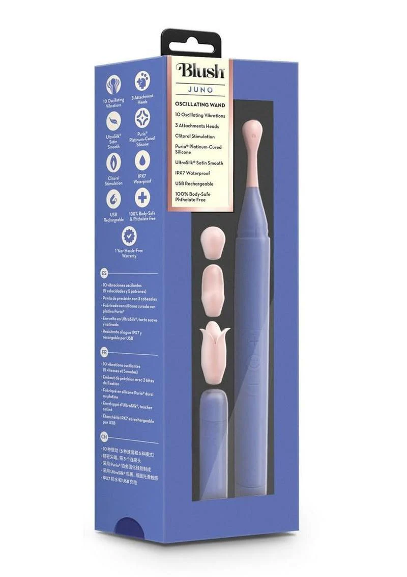 Blush Juno Rechargeable Oscillating Wand - Image 4