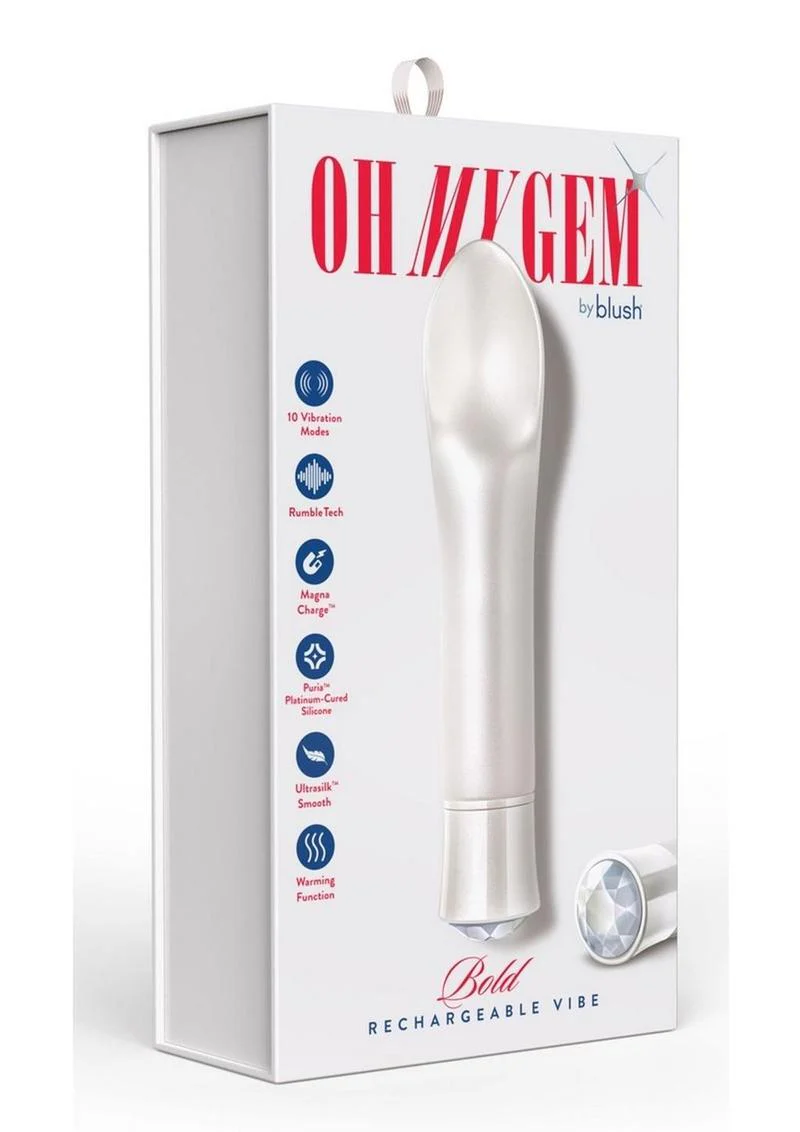 Blush Oh My Gem Bold Rechargeable Vibrator - Image 4
