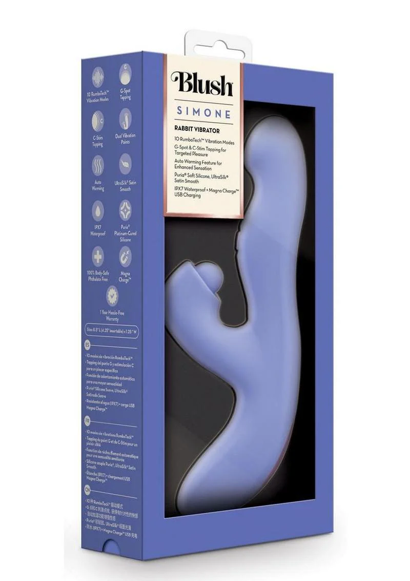 Blush Simone Tapping Rabbit Vibrator - Image 4