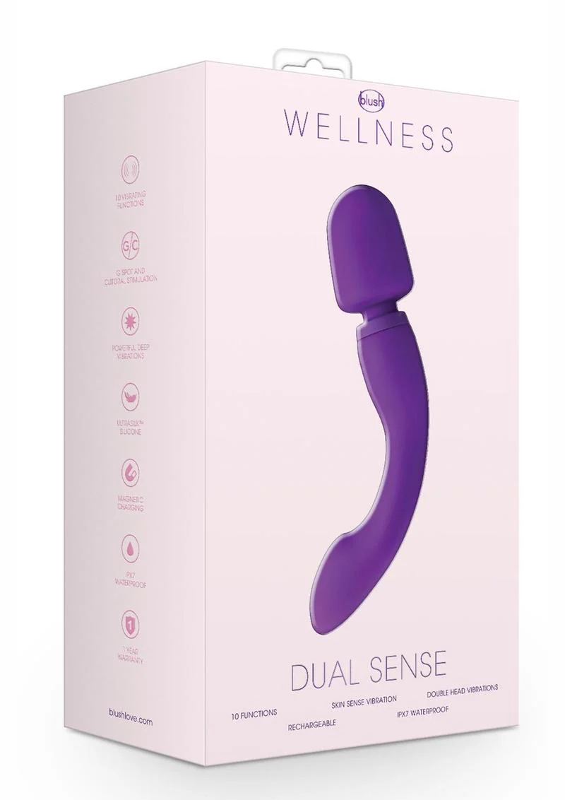 Blush Wellness Dual Sense Rechargeable Silicone Massager 10 Functions - Image 4