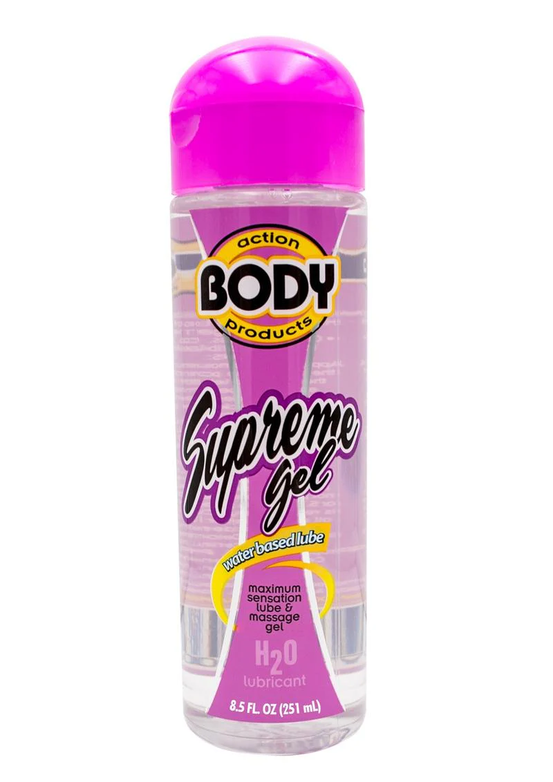 Body Action Supreme Gel Water Based Lubricant - Image 3