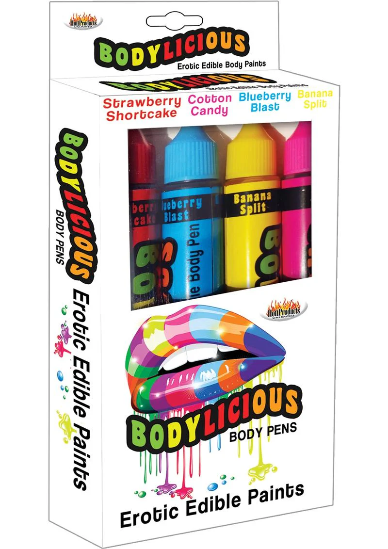 Bodylicious Body Pens Erotic Edible Body Paints - Image 2