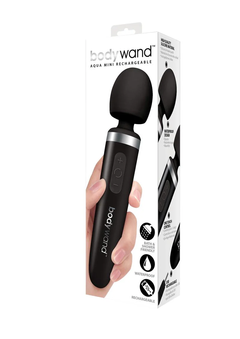 Bodywand Aqua Mini Rechargeable Silicone Massage Wands - Image 4