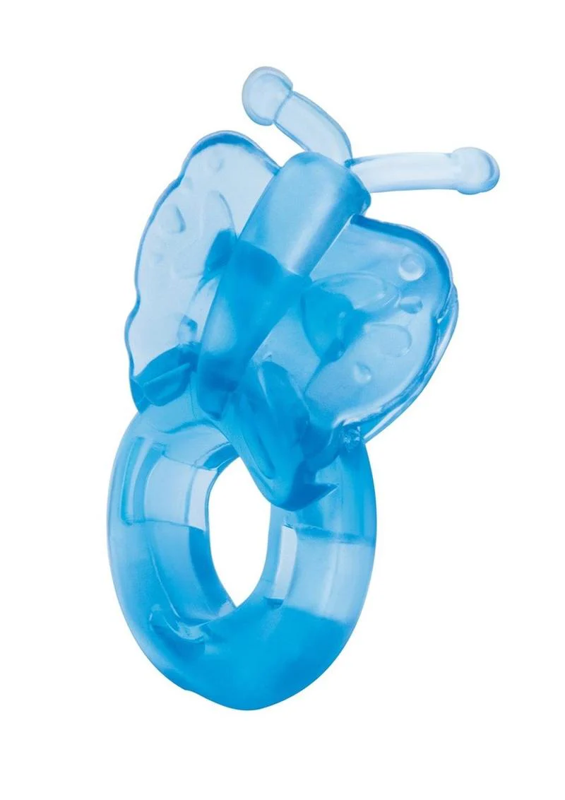 Bodywand Butterfly Ring Vibrating Bullet with Clitoral Stimulator