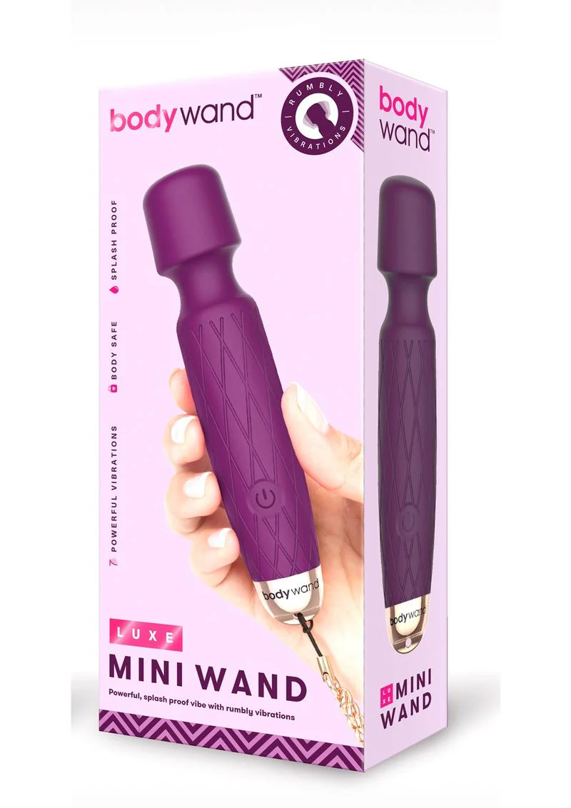 Bodywand Luxe Mini Wand Rechargeable Silicone Massage Wands - Image 4