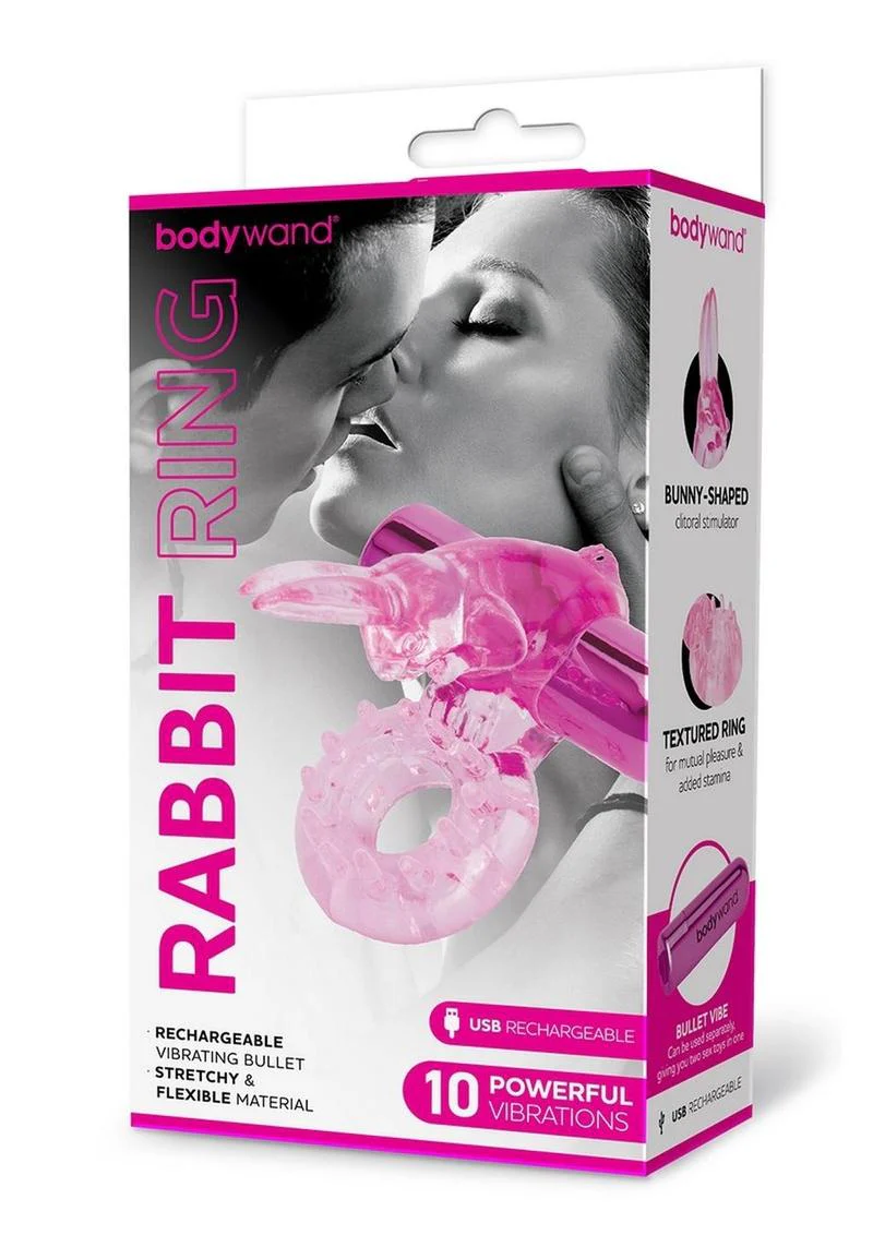 Bodywand Rabbit Ring Rechargeable and Bunny Shaped - Image 3