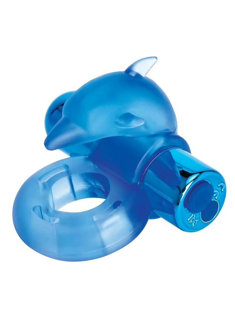 Bodywand Rechargeable Dolphin Ring with Clit Ticklers Powerful Vibrations - Image 3
