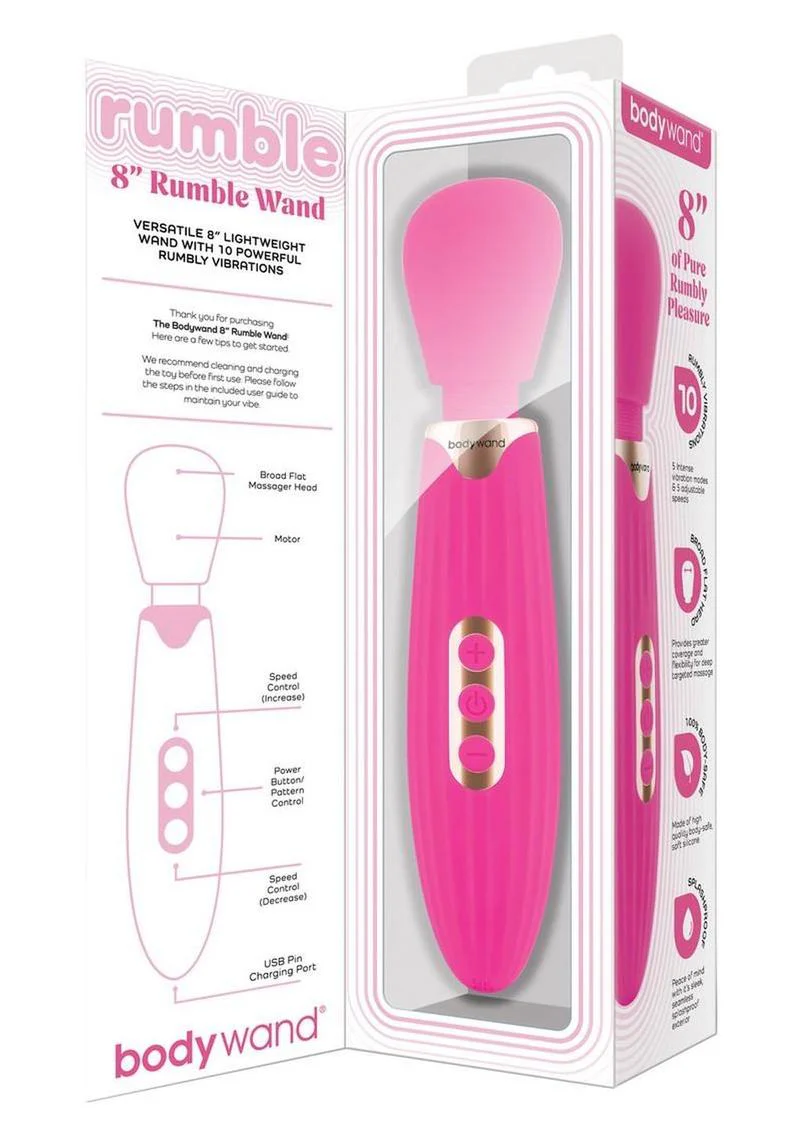 BodyWand Rumble Rechargeable And Speed Control Wand - Image 4