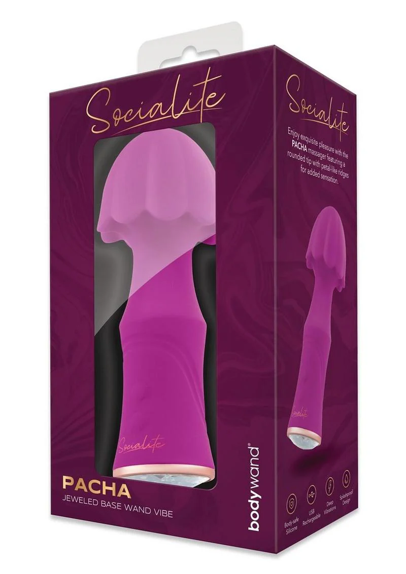 BodyWand Socialite Pacha Jeweled Base Wand Vibe - Image 4