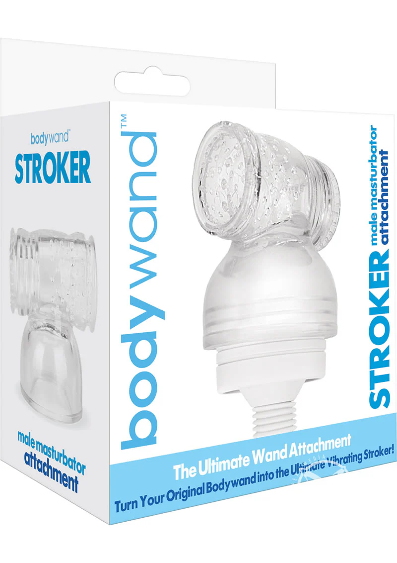 Bodywand Stroker Masturbator Attachment Clear Textured Sleeve - Image 2