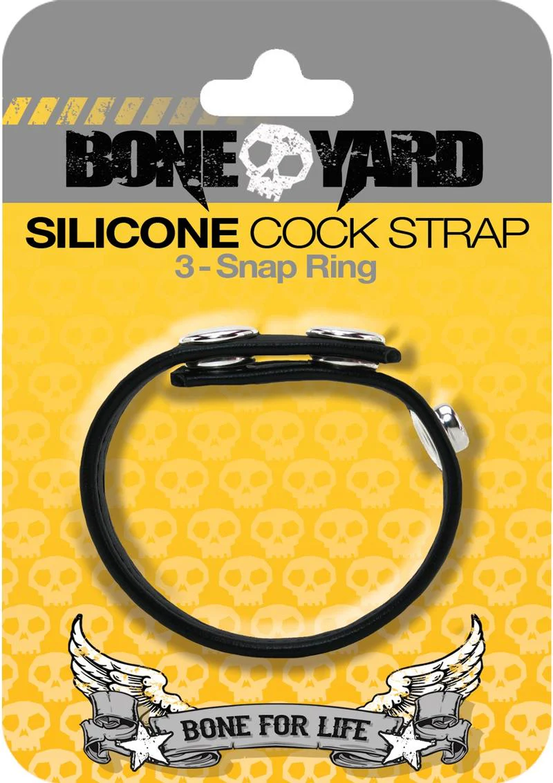 Bone Yard Silicone Ball Strap 3-Snap Ring - Image 7
