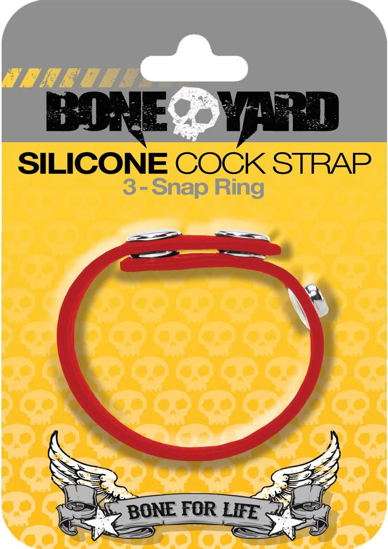 Bone Yard Silicone Ball Strap 3-Snap Ring - Image 8