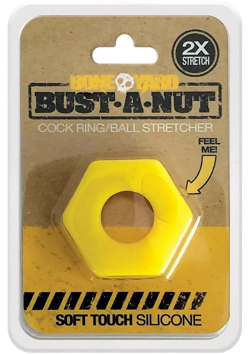 Boneyard Bust A Nut 2x Ball Stretcher Silicone Cock Ring - Image 12