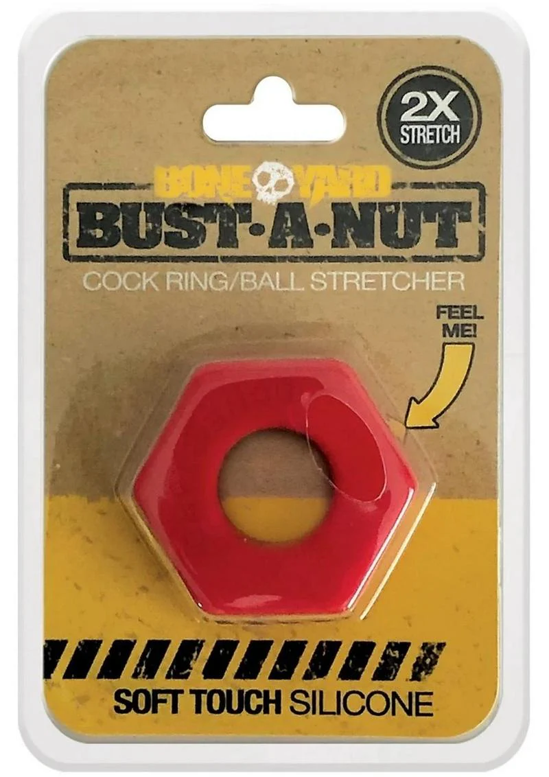 Boneyard Bust A Nut 2x Ball Stretcher Silicone Cock Ring - Image 14