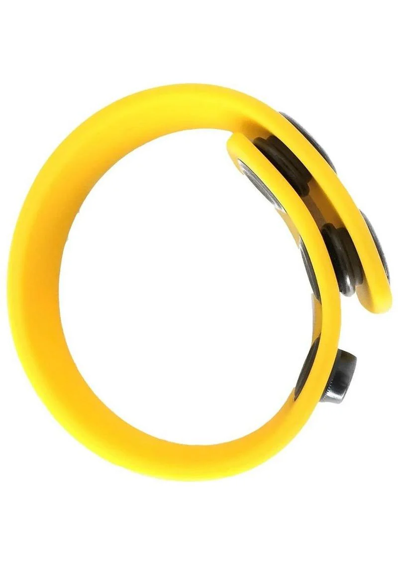 Boneyard Silicone Cock Strap 3-Snap Adjustable Ring - Image 5