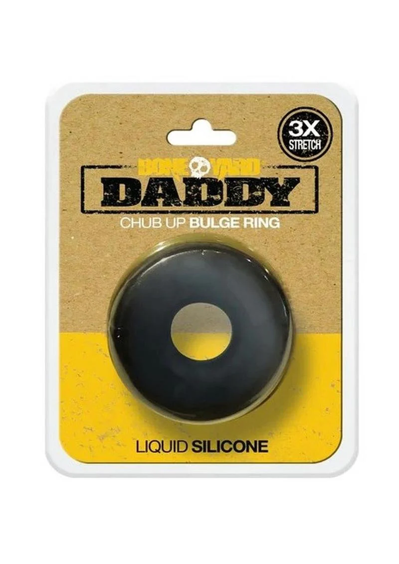 Boneyard The Daddy Chub Up Bulge Ring Stretchy Liquid Silicone Cock Ring - Image 3