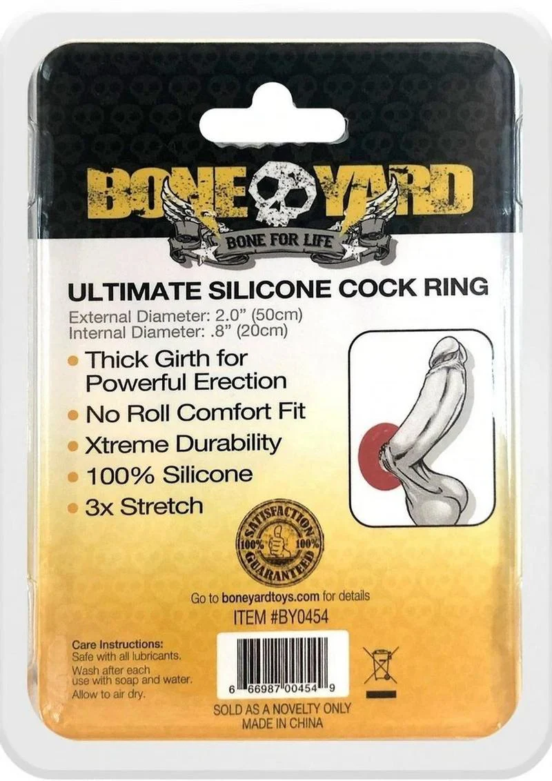 Boneyard Ultimate Silicone Cock Ring - Image 11