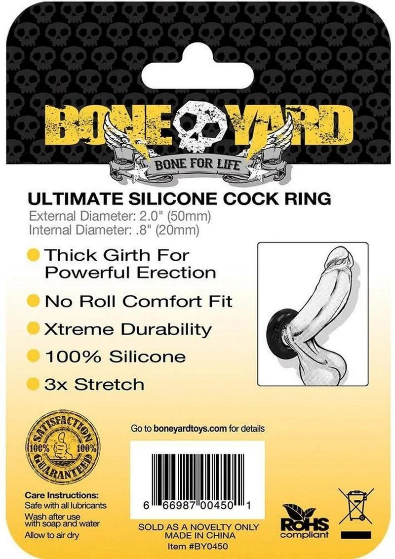 Boneyard Ultimate Silicone Cock Ring - Image 7