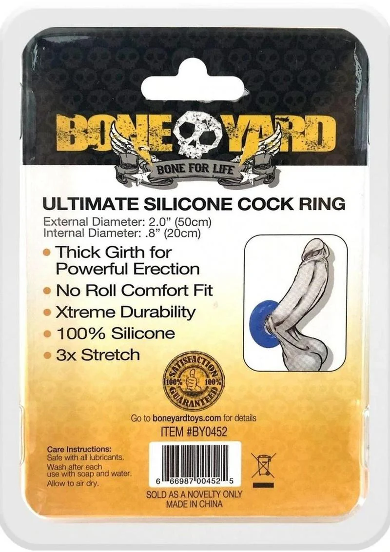 Boneyard Ultimate Silicone Cock Ring - Image 9