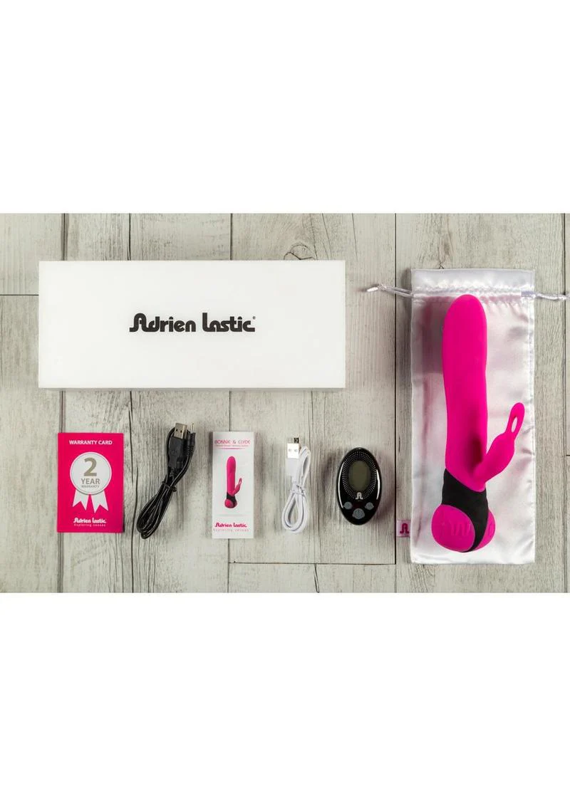 Bonnie and Clyde Rechargeable Silicone Rabbit Vibrator - Image 3