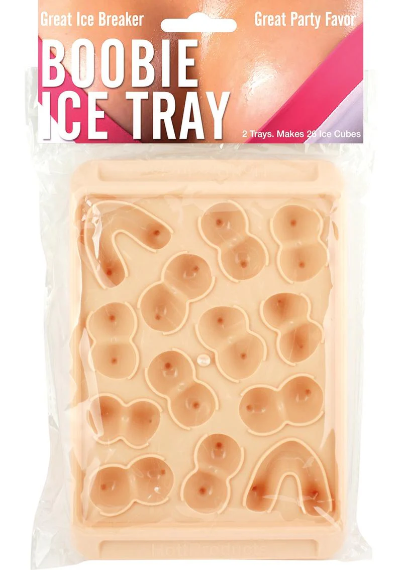 Boobie Ice Tray 2-Pack Makes 28 Ice Cubes Fun Party Ice Breaker - Image 2