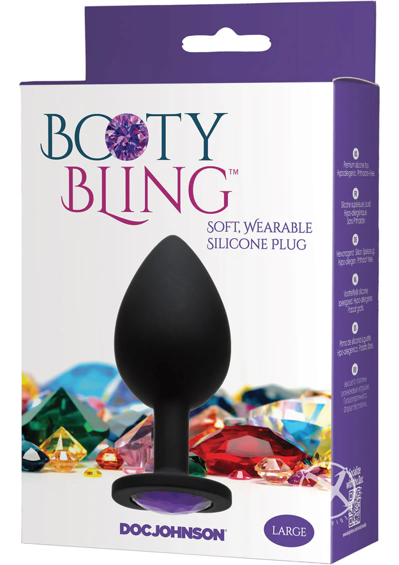 Booty Bling Jeweled Wearable Silicone Plug - Image 15