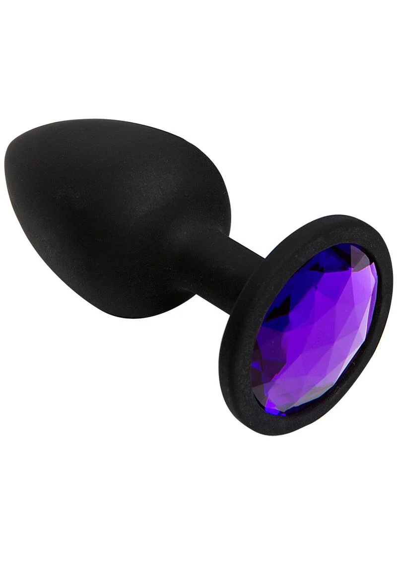 Booty Bling Jeweled Wearable Silicone Plug - Image 3